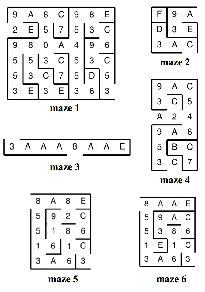 sample mazes